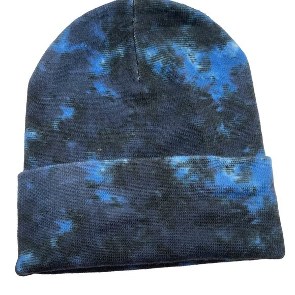 UNDER ARMOUR Men's Rib Knit Tie-Dye Beanie Hat Skull Watch Ski Cap Blue New - Picture 4 of 15